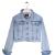 Cheap Monday cropped stonewashed denim jacket