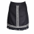 Billy Sabbado archaic inspiration mini linen skirt