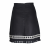 Billy Sabbado archaic inspiration mini linen skirt