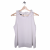 Rinascimento loose fit sleeveless top with frilled neckline