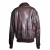 Avirex flight leather jacket with fur collar
