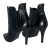 Pargiana heel ankle boots with zipper 