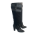 Replay Diane leather & fabric knee boots 