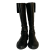 Prada Linea Rossa Black Sport leather knee high boots