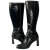 Emporio Armani leather knee boots