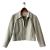22 Octobre de Strelli zip front metallic texture jacket
