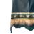 Vitsio leather velvet and fur trimmed mini skirt