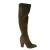 Zara Basic over the knee suede boots