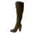 Zara Basic over the knee suede boots