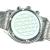 Folli Follie steel chronograph with leather watchband