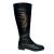 Shoe Art leather knee flat boots