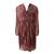 Vitsio semi sheer plaid dress