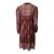 Vitsio semi sheer plaid dress