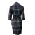 Oben plaid belted dress
