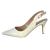 Migato technical leather slingback pumps