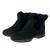 Hogan suede ankle boots with fur trimming