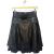 Ebene leather pleated skirt