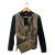 Rocco Barroco leather and wool blend knit jacket, vest & bag set