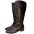 Bottega leather knee boots with golden studs