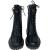 Tory Burch leather combat boots