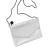 Sisley metallic cross body / clutch bag