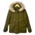 Zara TRF parka with adjustable faux fur collar