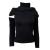 Nassos turtle neck asymmetrical sweater with cape