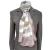 Gucci fine 100% silk scarf with chain print 