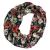 Unbranded knit flower print loop scarf 