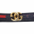 Gucci Vintage GG logo leather canvas belt