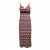 Missoni M multicolour wave knit maxi dress