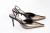 Diego Dolcini pointed bi-colour slingback pumps
