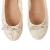 Twin-Set lace and suede ballerina flats