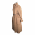 Irene van Ryb wool blend coat with leather draw string belt