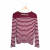 Massimo Dutti striped embellished knit top 