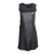 Unbranded nappa leather sleeveless tailored dress