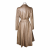 Toula Manavi Haute Couture vintage midi belted coat 