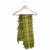 Unsigned knit dual color scarf with fringes